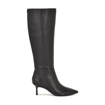 Kimdee 9x9 Knee High Wide Calf Leather Boots