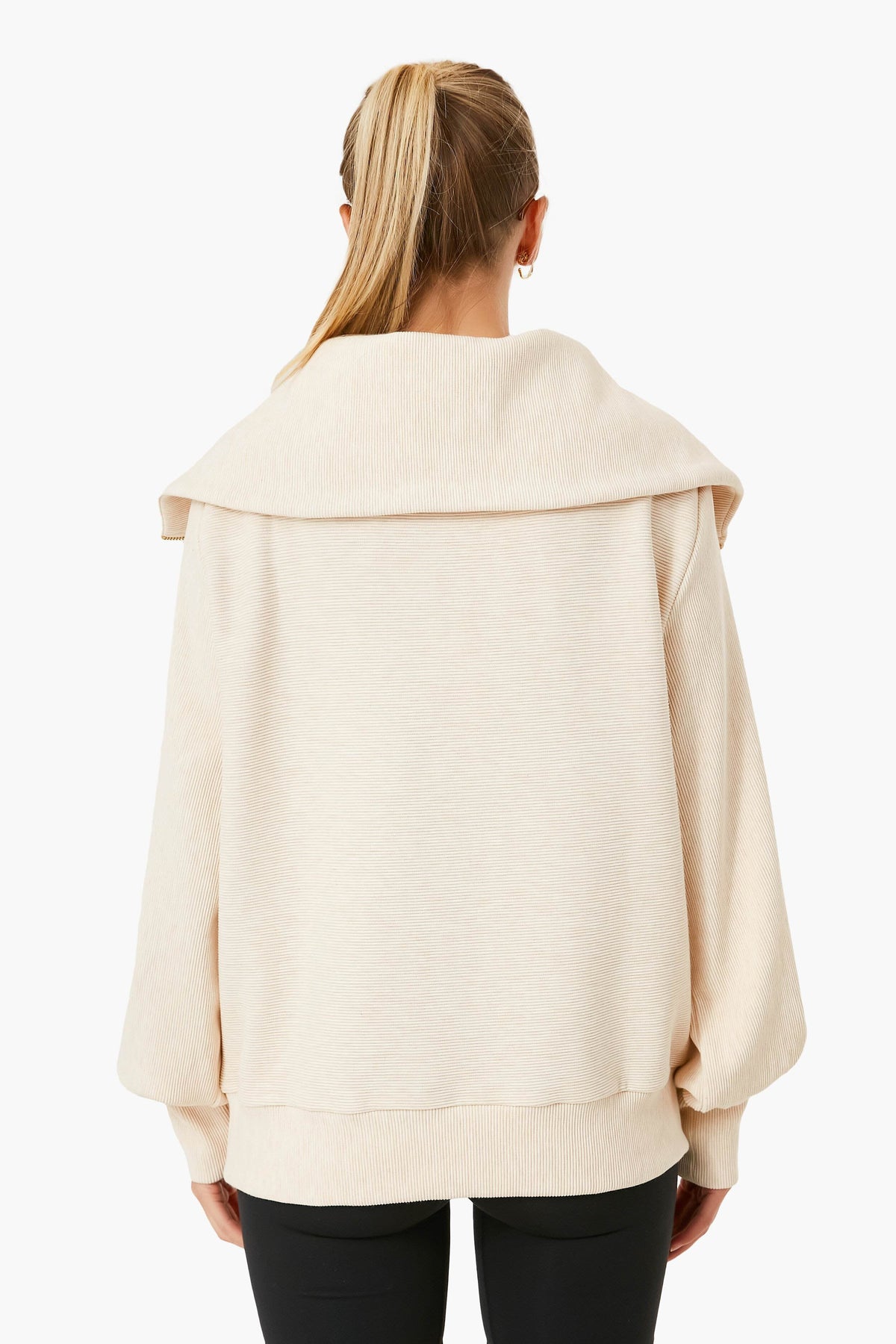 Oatmeal Marl Vine Half Zip
