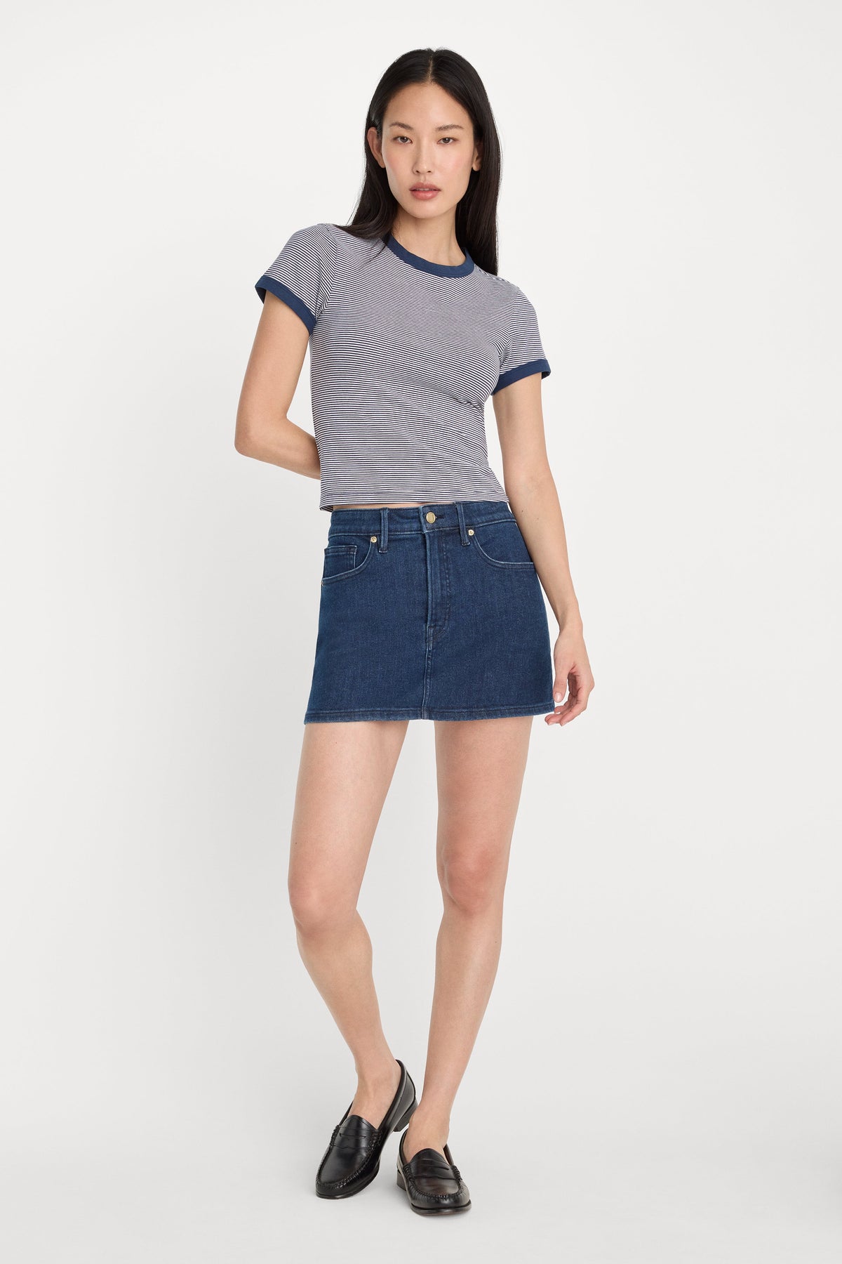 THE RINGER BABY TEE | HORIZON STRIPE