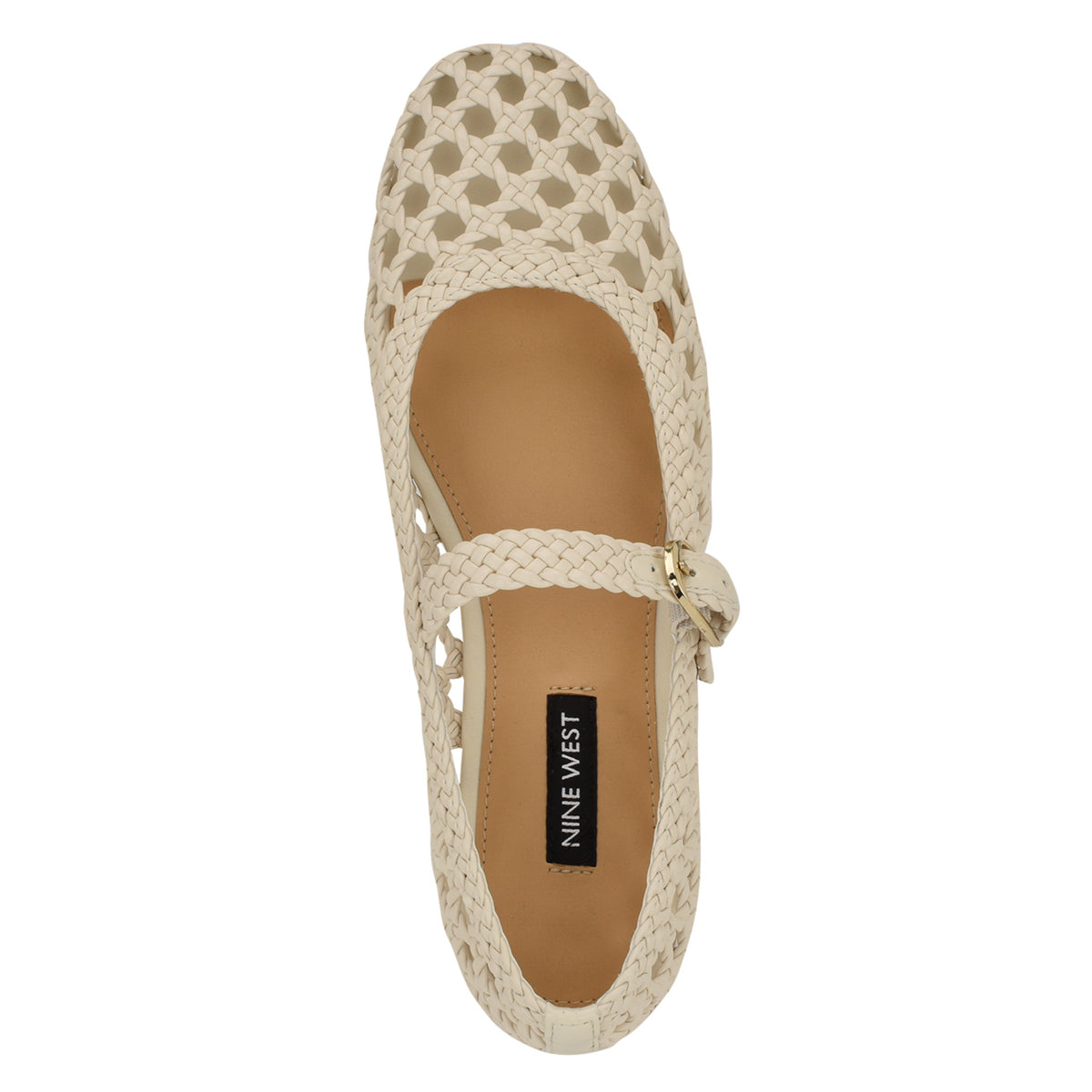 Halie Woven Mary Jane Flats