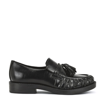 Gersen Ruched Tassle Loafers