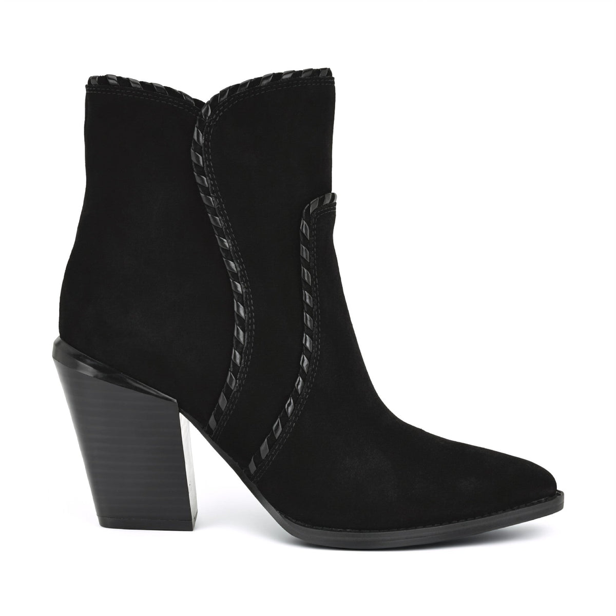 Raxton Leather Western Booties