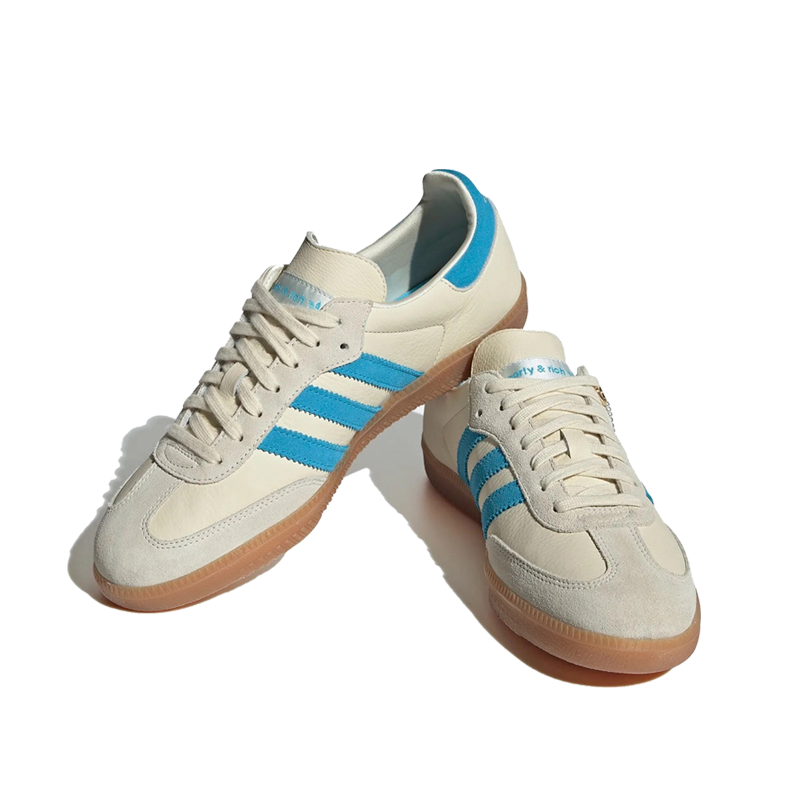 adidas x Sporty & Rich Samba OG 'Beige Blue' IE7096