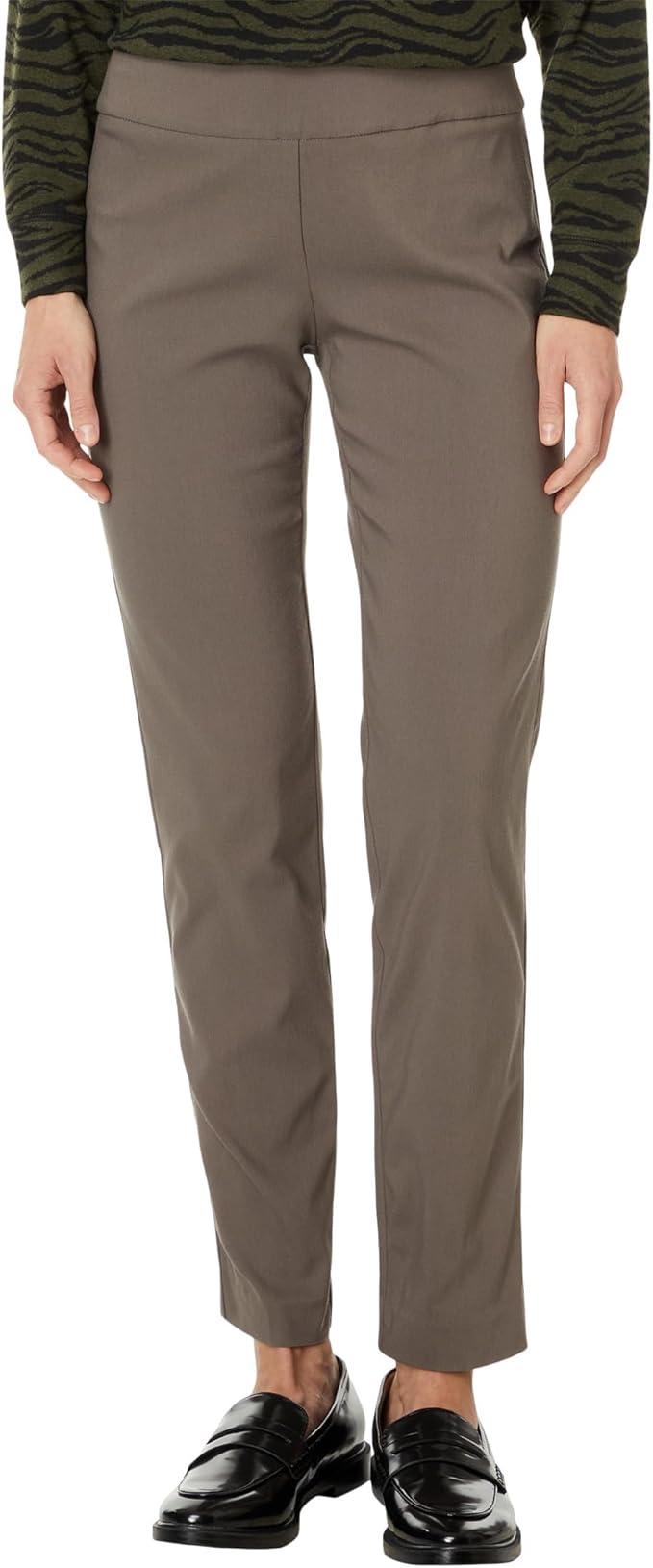ANKLE PANTS WITH BACK SLIT