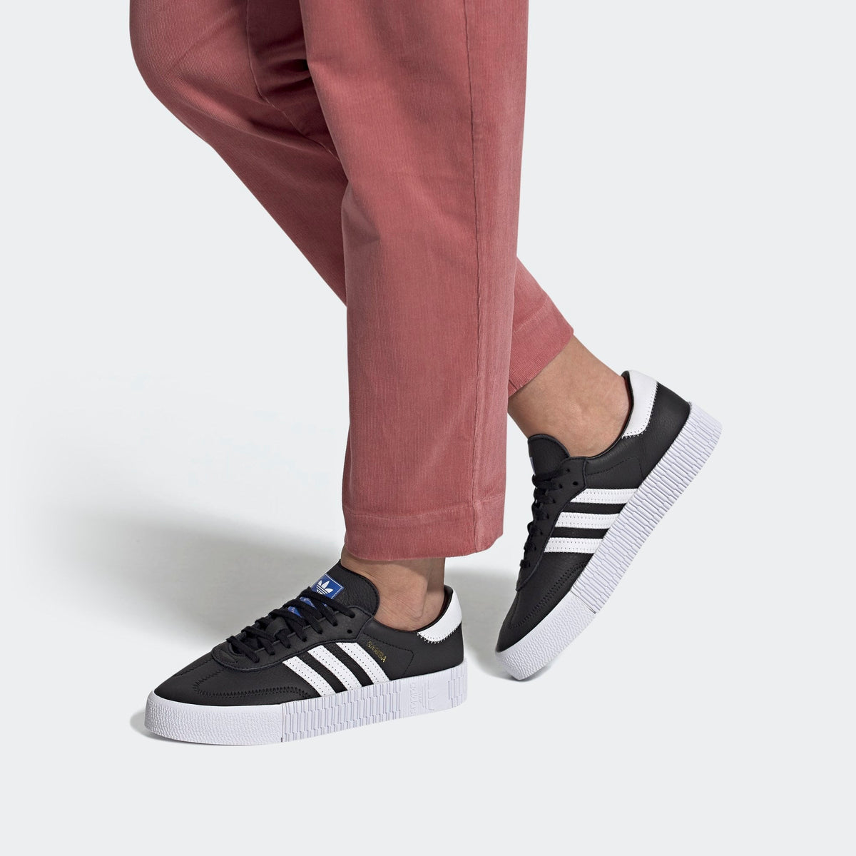 (WMNS) adidas Sambarose 'Black White' FV0766