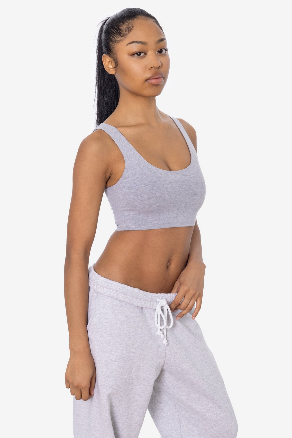 8383 - Cotton Spandex Tank Crop Top