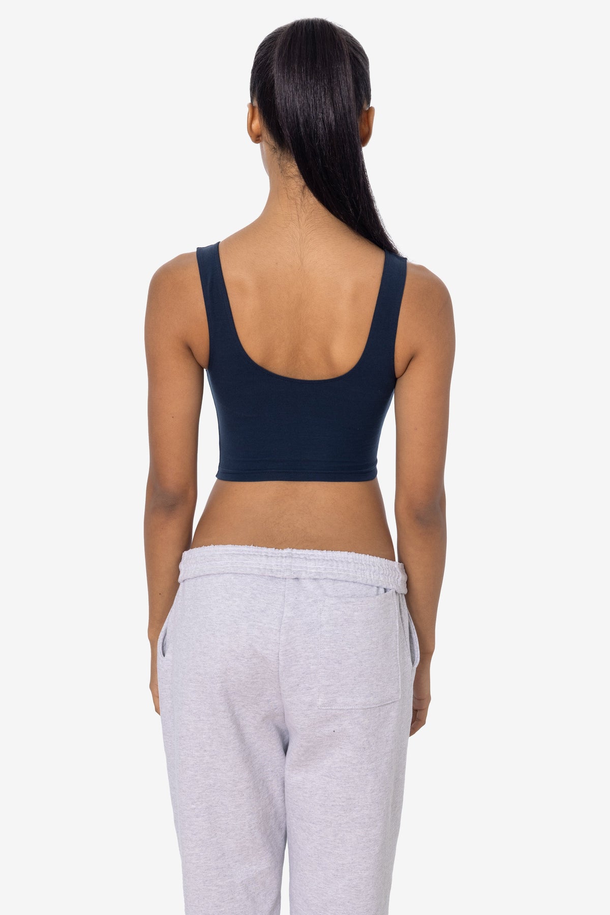 8383 - Cotton Spandex Tank Crop Top