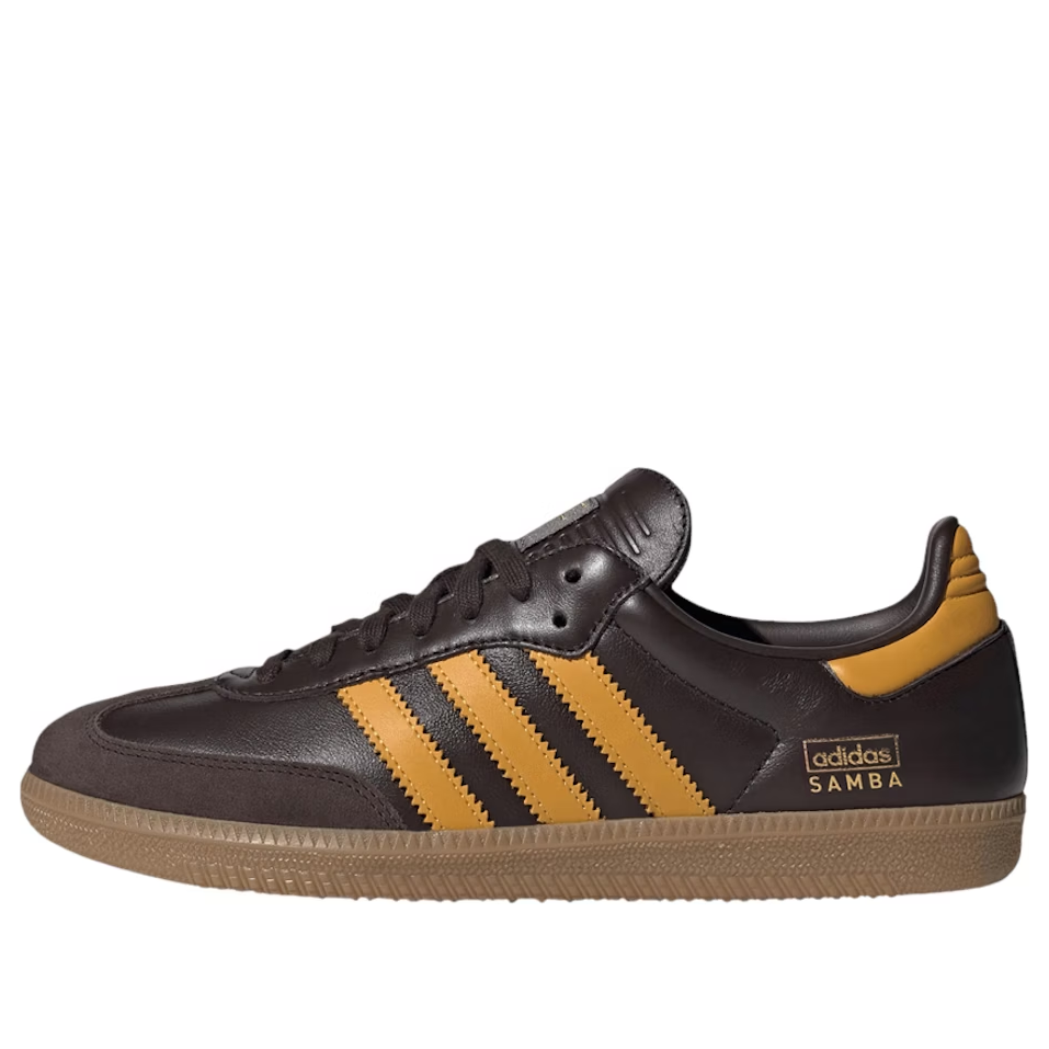 adidas Samba OG 'Dark Brown Yellow' IG6174