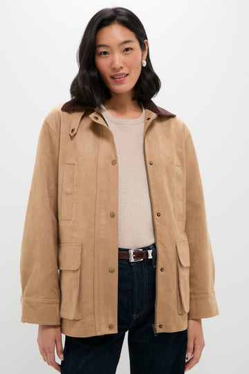 Vegan Suede Barnaby Barn Jacket