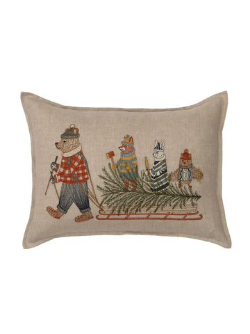 Coral & Tusk Christmas Tree Sled Pillow