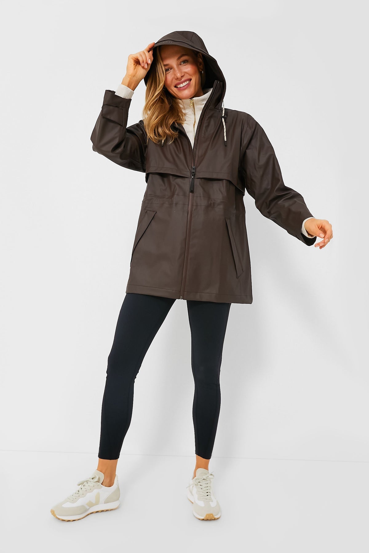 Dark Truffle Alyssa Rain Jacket