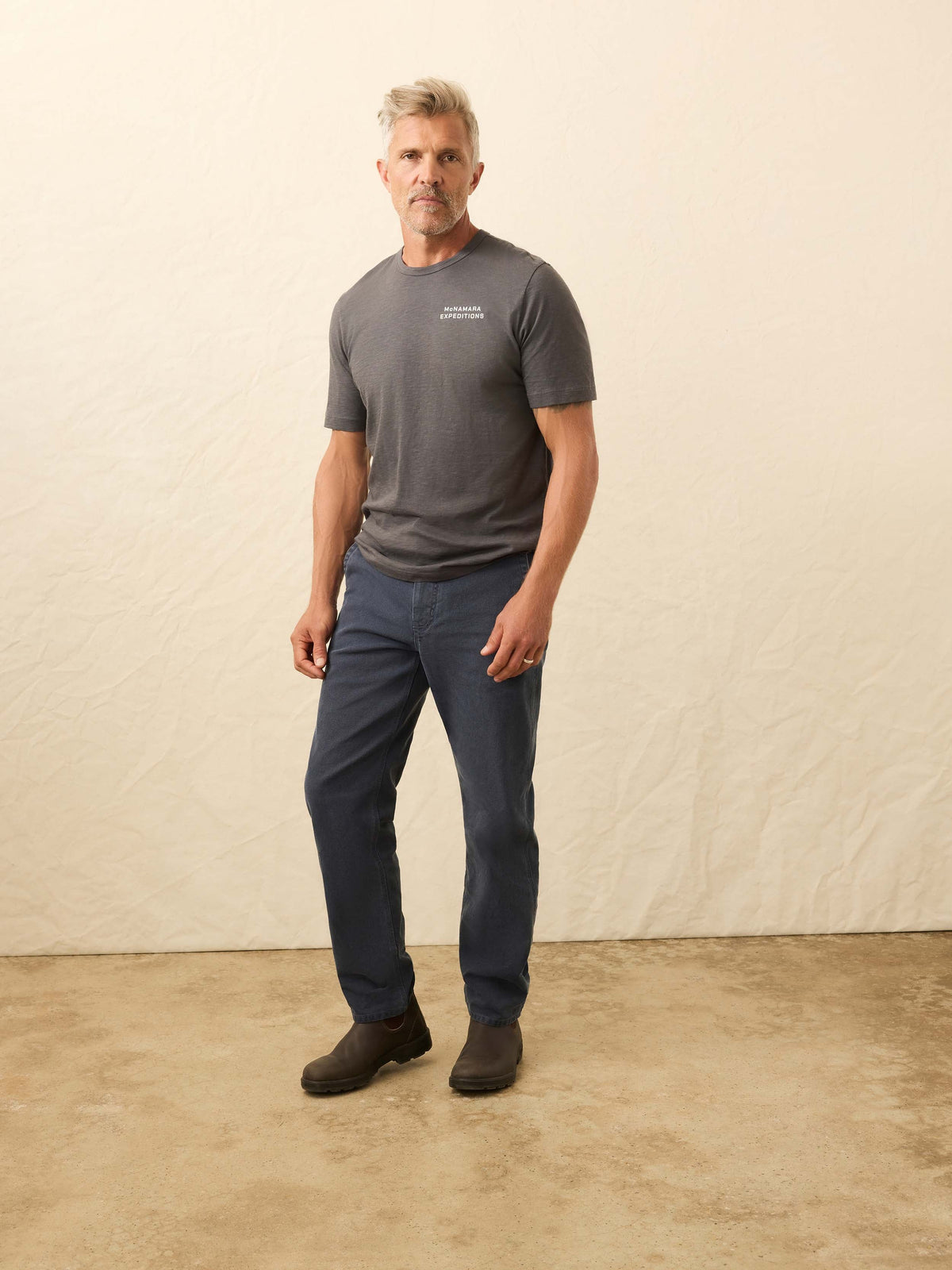 Nazare Sunwashed Tee - Graphite