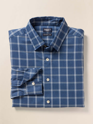 Movement Monterey Shirt - Midnight Cloud Plaid