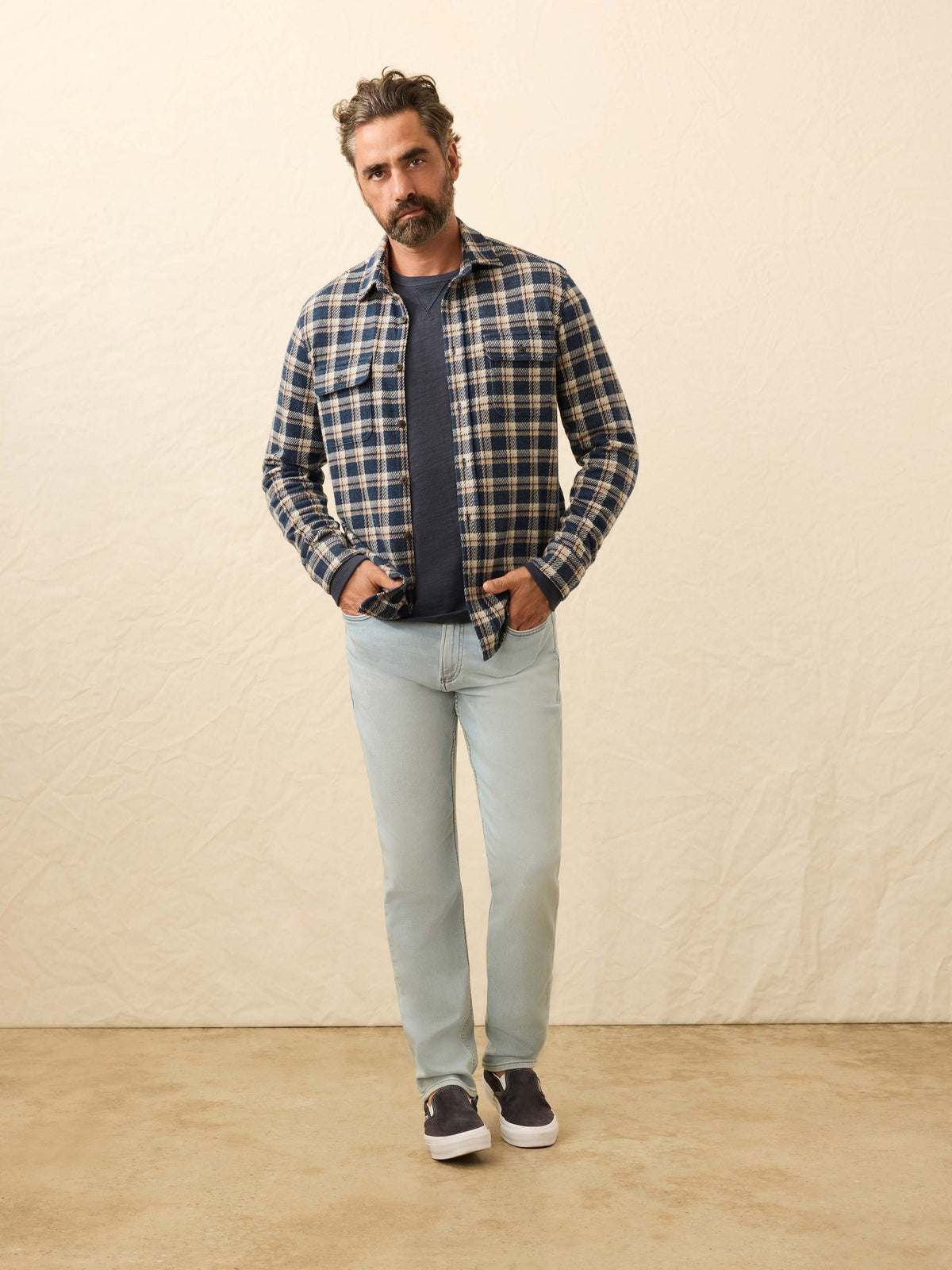 Legend Sweater Shirt - Golden Lake Plaid