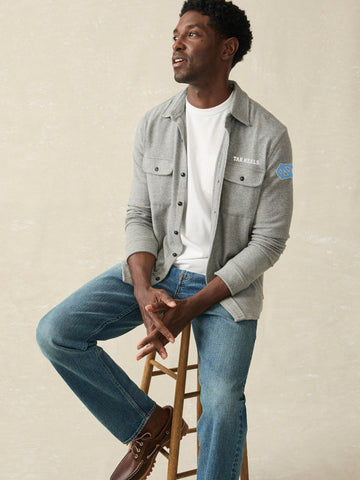 University of North Carolina Legend Sweater Shirt - Fossil Grey Twill