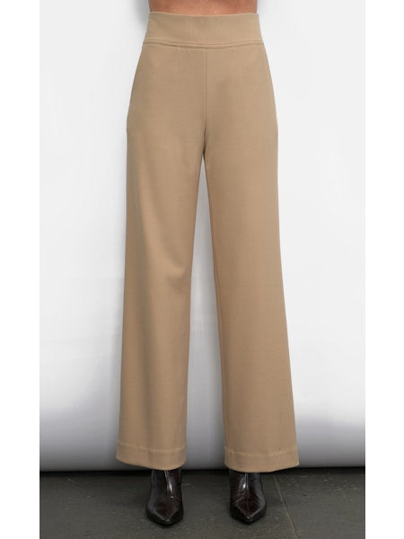 SILVIE WIDE LEG KNIT TROUSERS