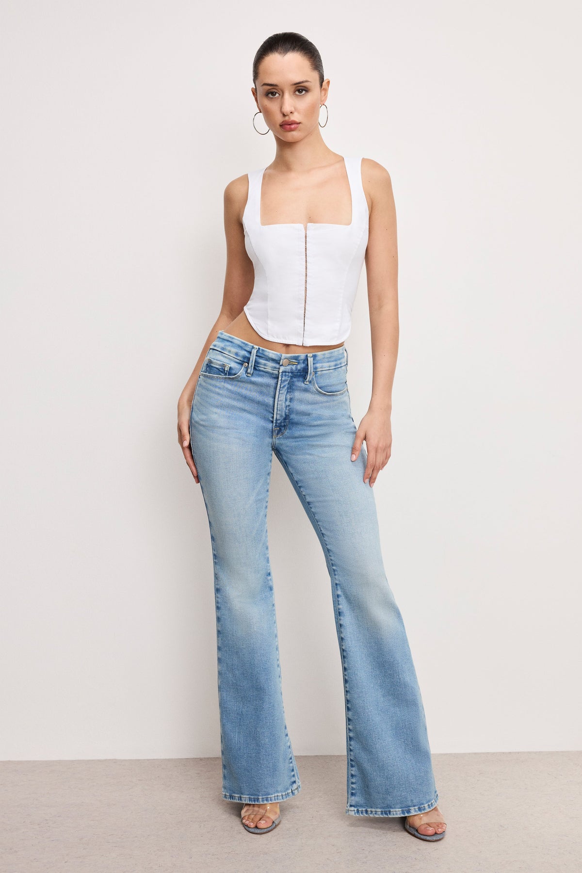 DOLLY POPLIN BUSTIER | WHITE001