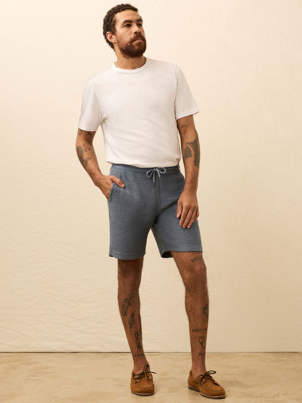 Whitewater Sweatshort - Deep Marine