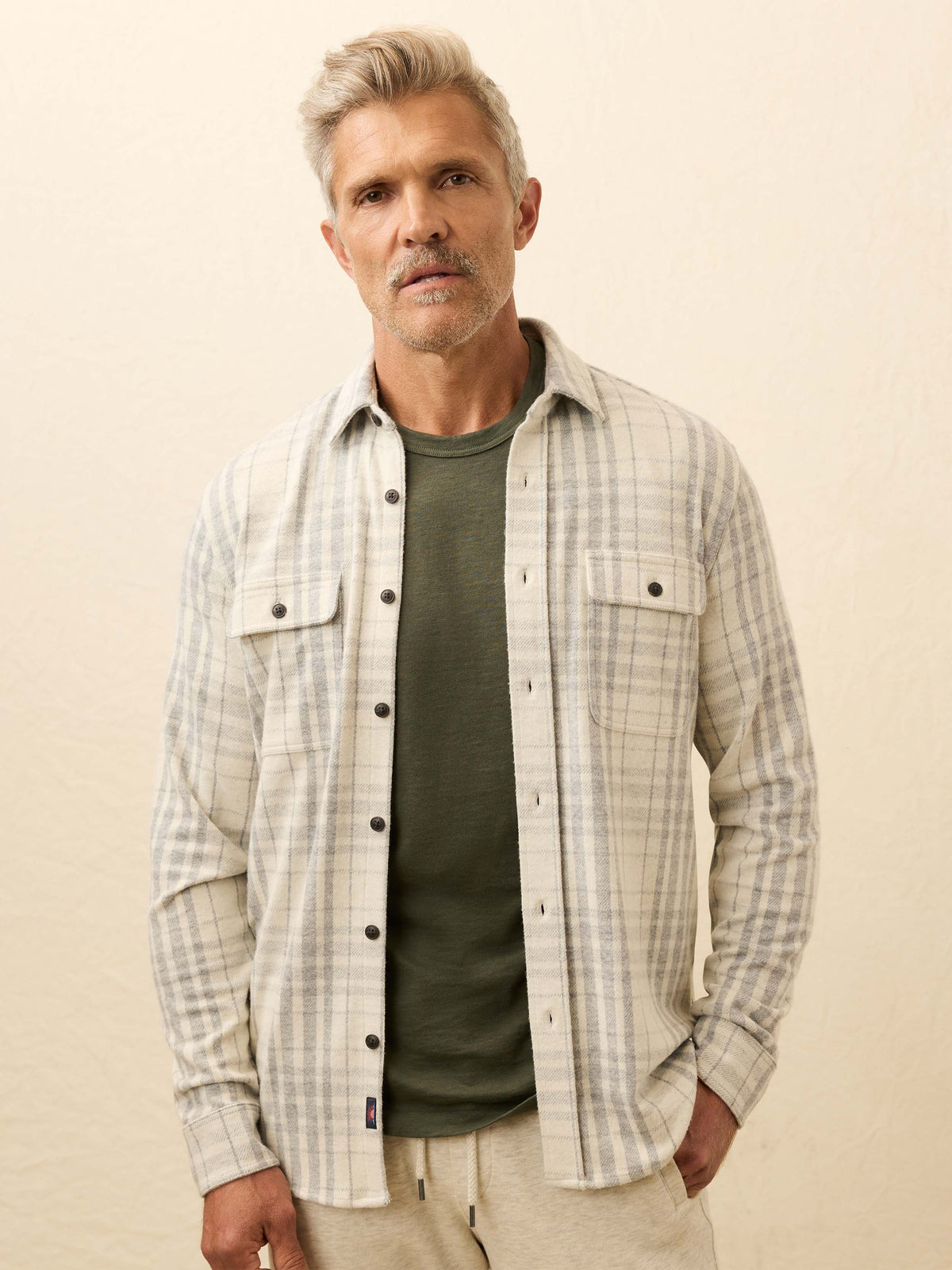 Legend Sweater Shirt - Cloud Ridge Plaid