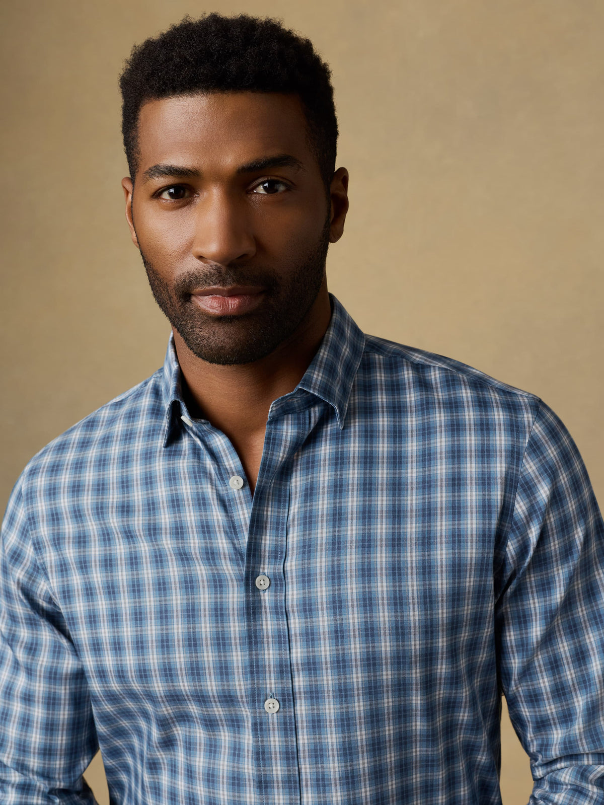 The Movement Shirt - Azure Night Plaid