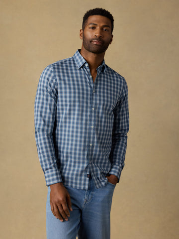 The Movement Shirt - Azure Night Plaid