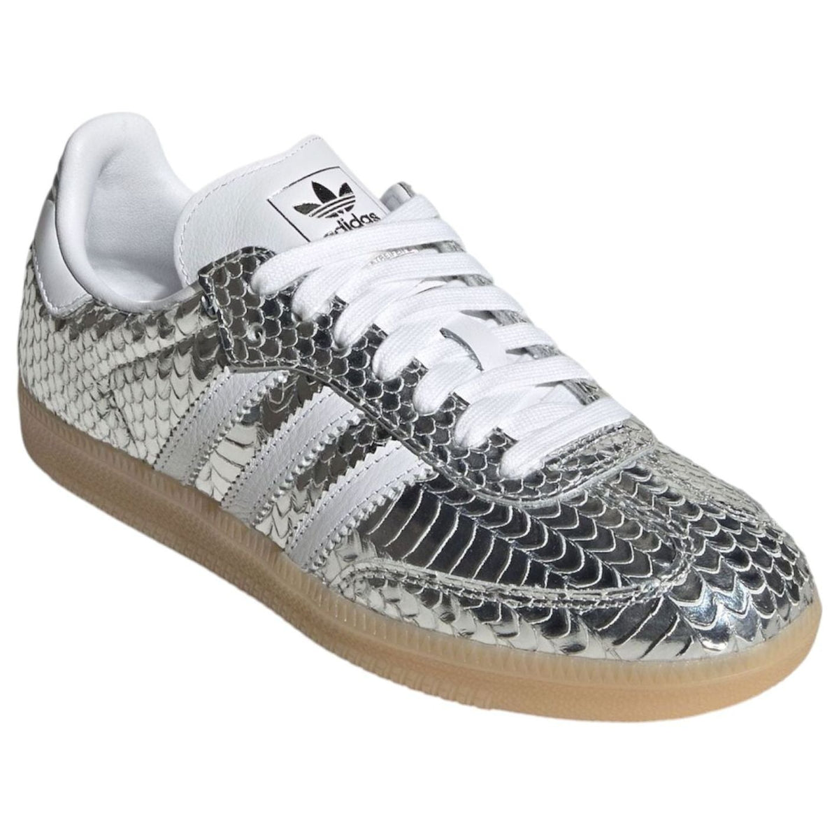 (WMNS) adidas Samba Patent Snakeskin 'Silver Metallic' IH9016