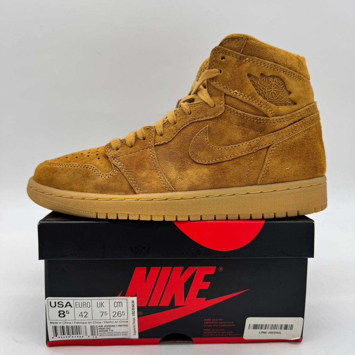 Jordan 1 High Wheat
