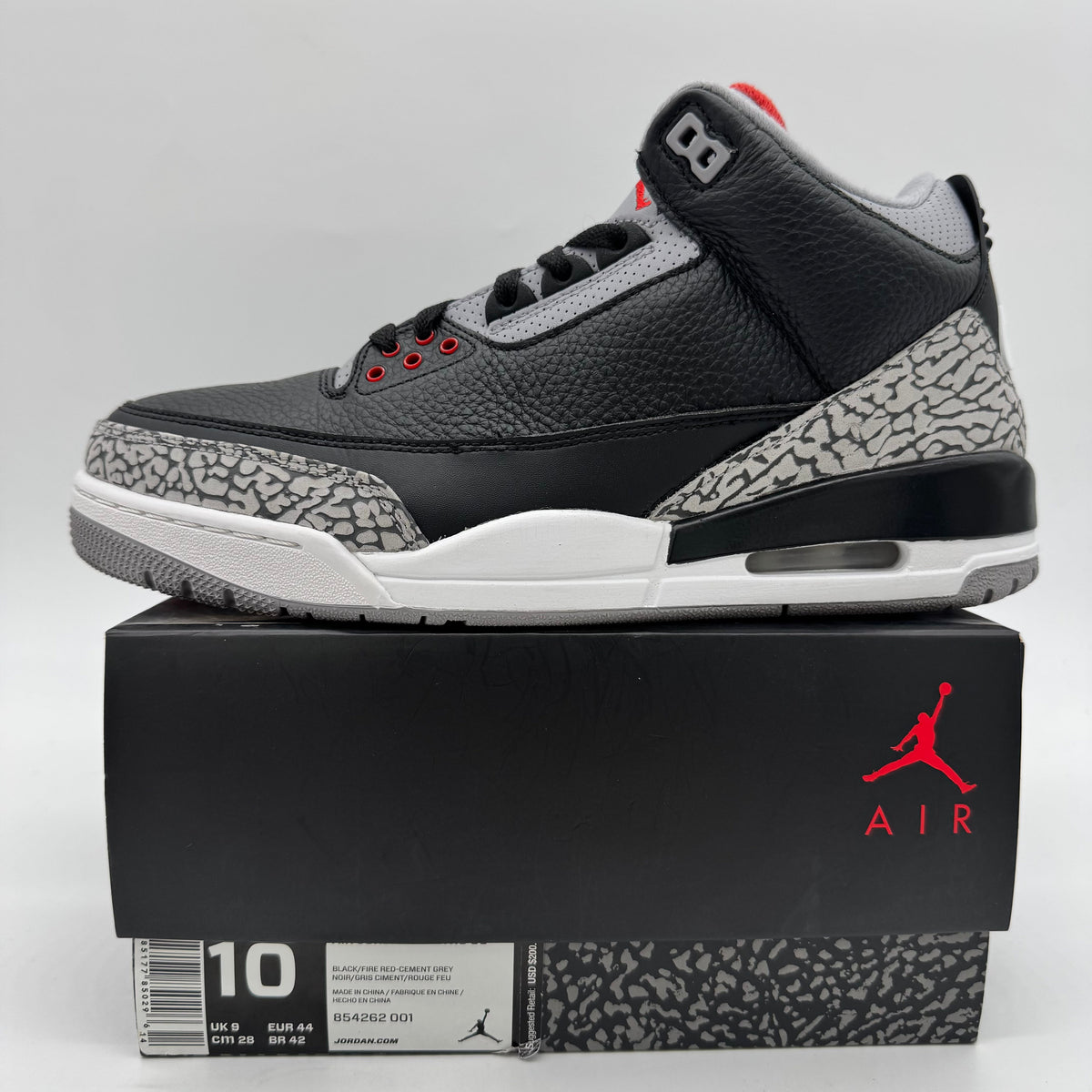 Jordan 3 Black Cement (2018)