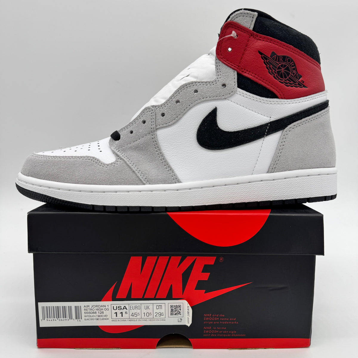 Jordan 1 High Light Smoke Grey