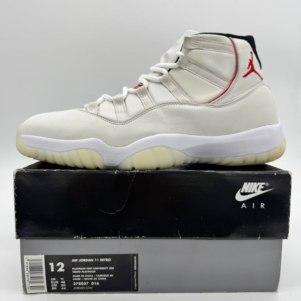 Jordan 11 Platinum Tint