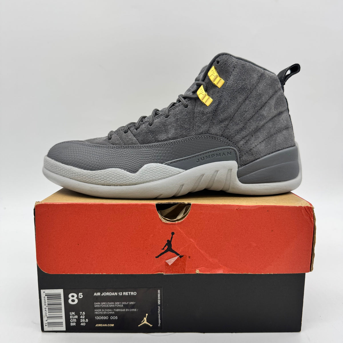 Jordan 12 Dark Grey