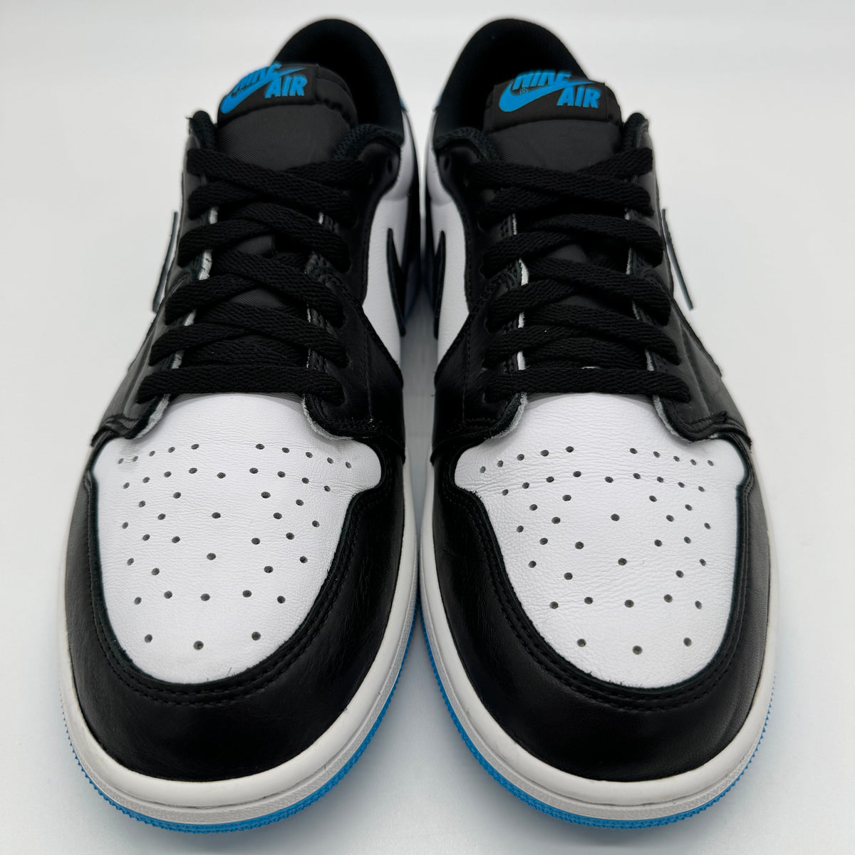 Jordan 1 Low OG Black Dark Powder Blue