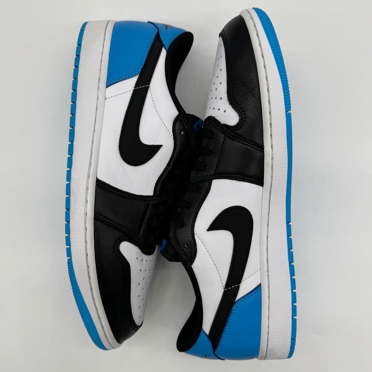 Jordan 1 Low OG Black Dark Powder Blue