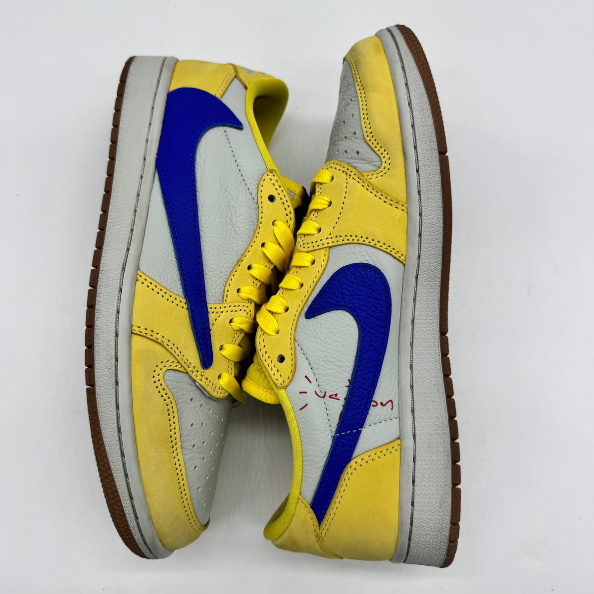 Jordan 1 Low OG SP Travis Scott Canary (Women's)