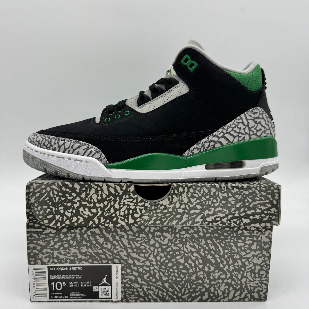 Jordan 3 Pine Green