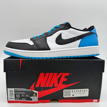 Jordan 1 Low OG Black Dark Powder Blue