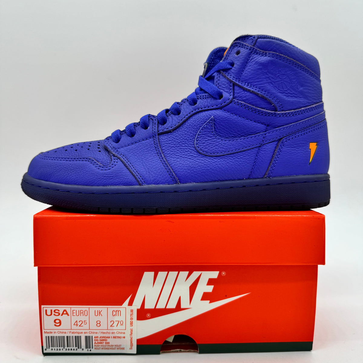 Jordan 1 High Gatorade Rush Violet