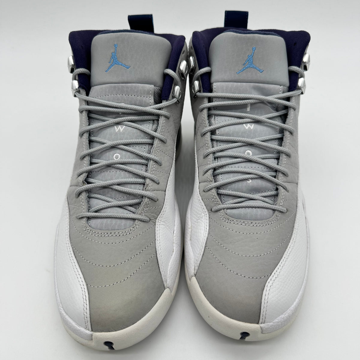Jordan 12 Grey University Blue