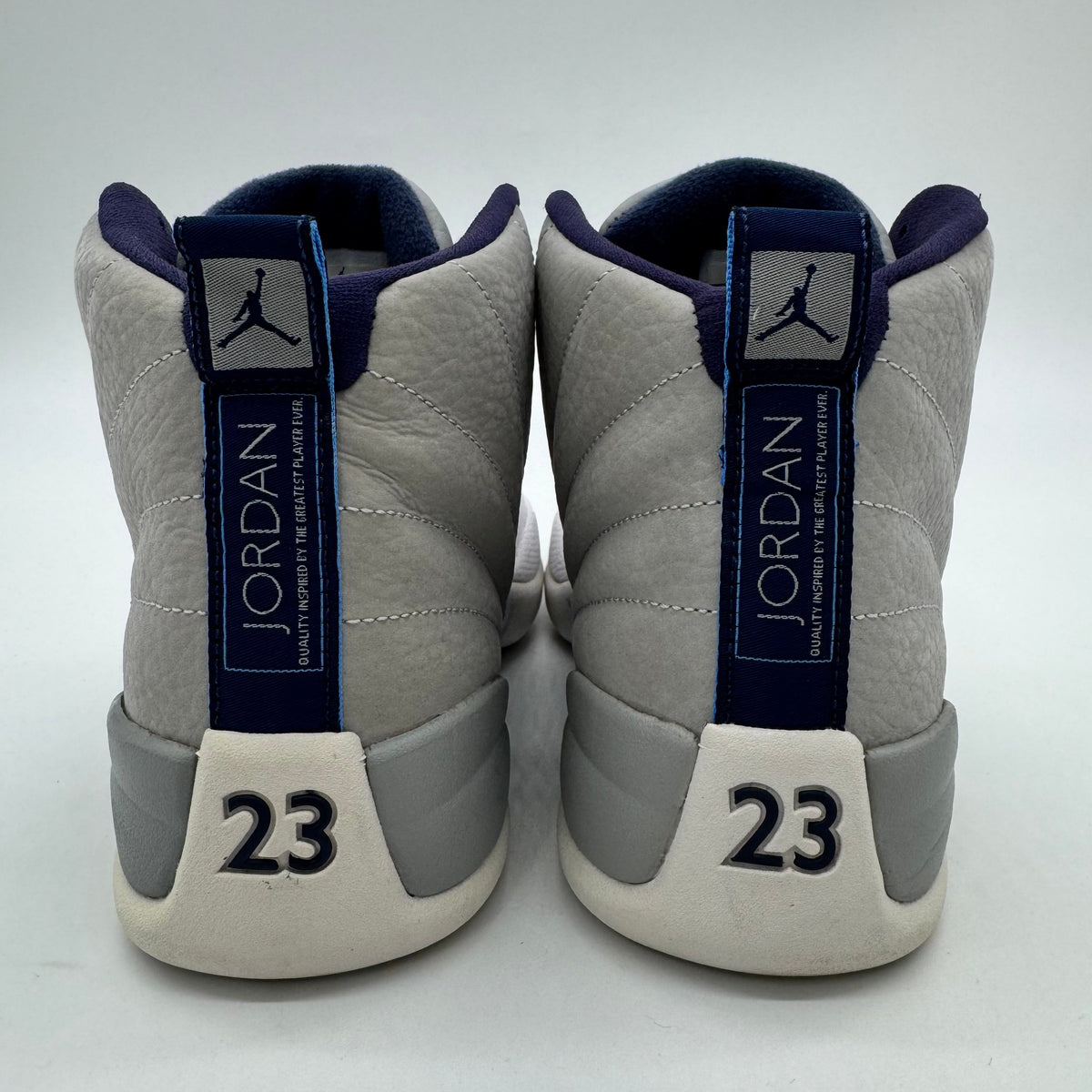 Jordan 12 Grey University Blue
