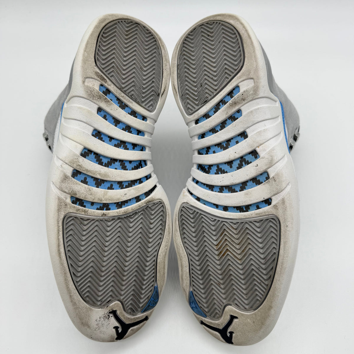 Jordan 12 Grey University Blue