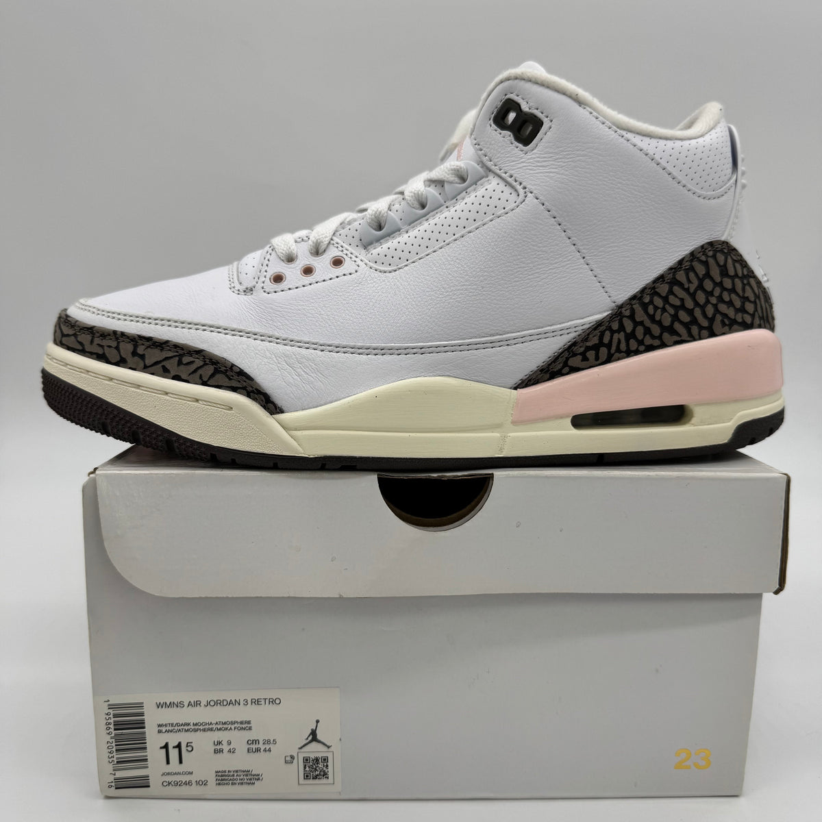 Jordan 3 Neapolitan Dark Mocha (Women's)