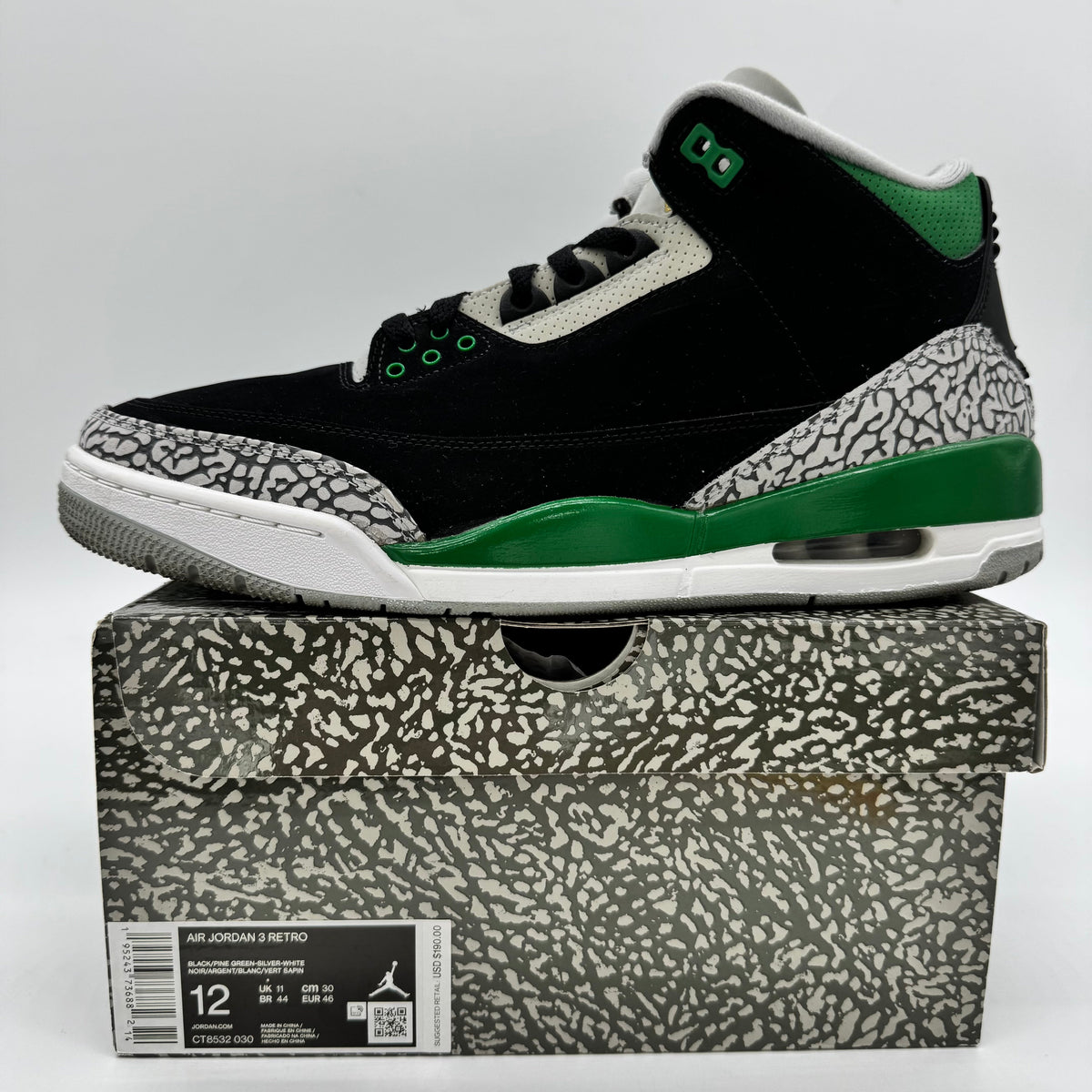 Jordan 3 Pine Green