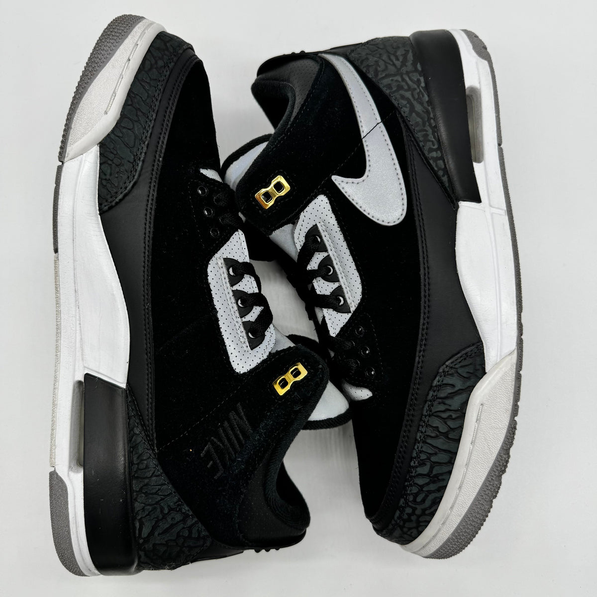 Jordan 3 Tinker Black Cement Gold