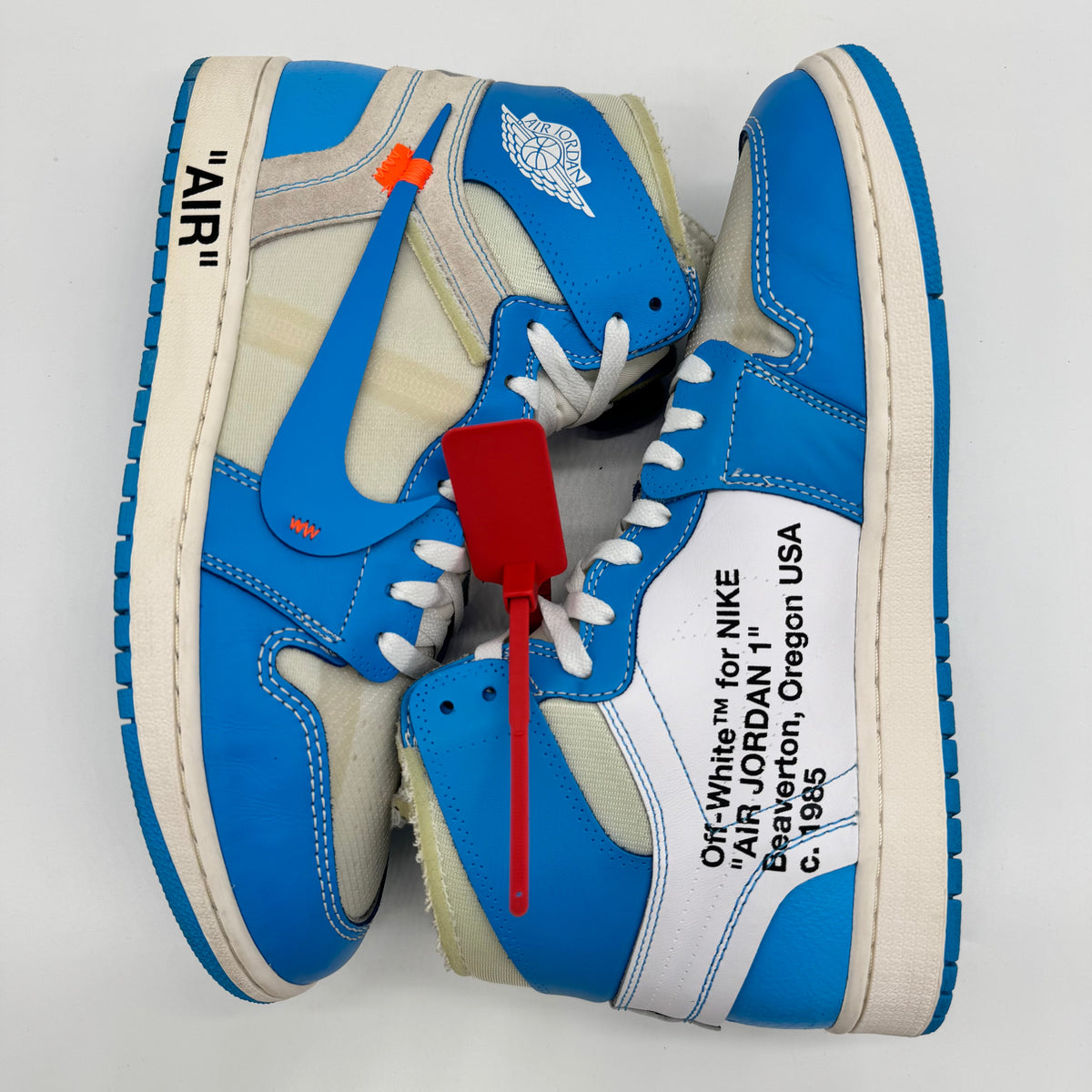 Jordan 1 High Off-White University Blue