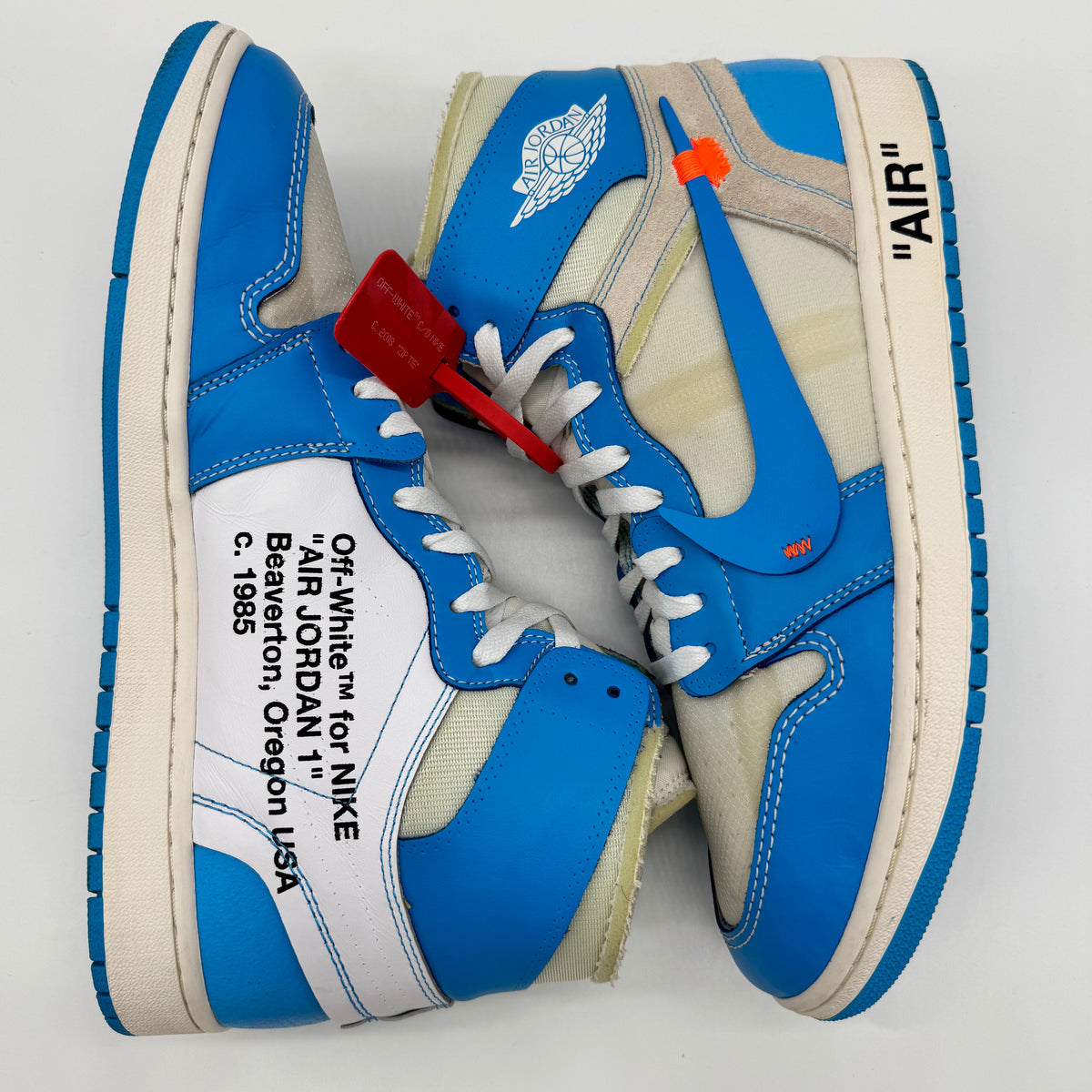 Jordan 1 High Off-White University Blue