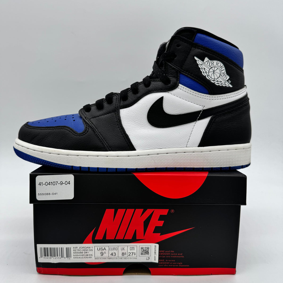 Jordan 1 High Royal Toe