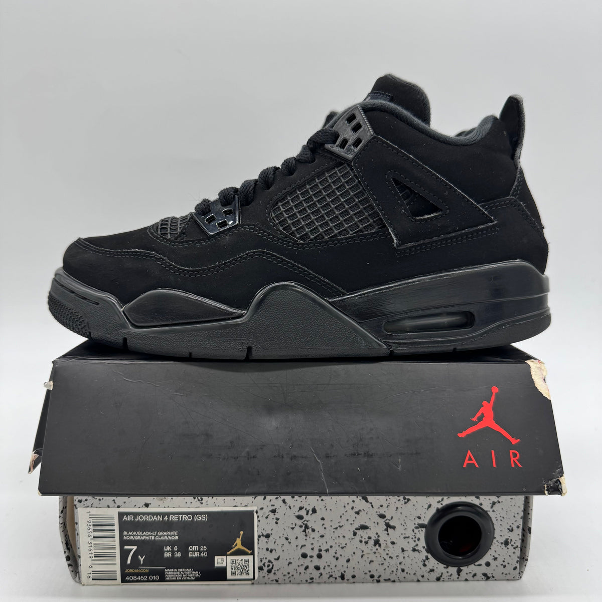 Jordan 4 Black Cat (2020) (GS)
