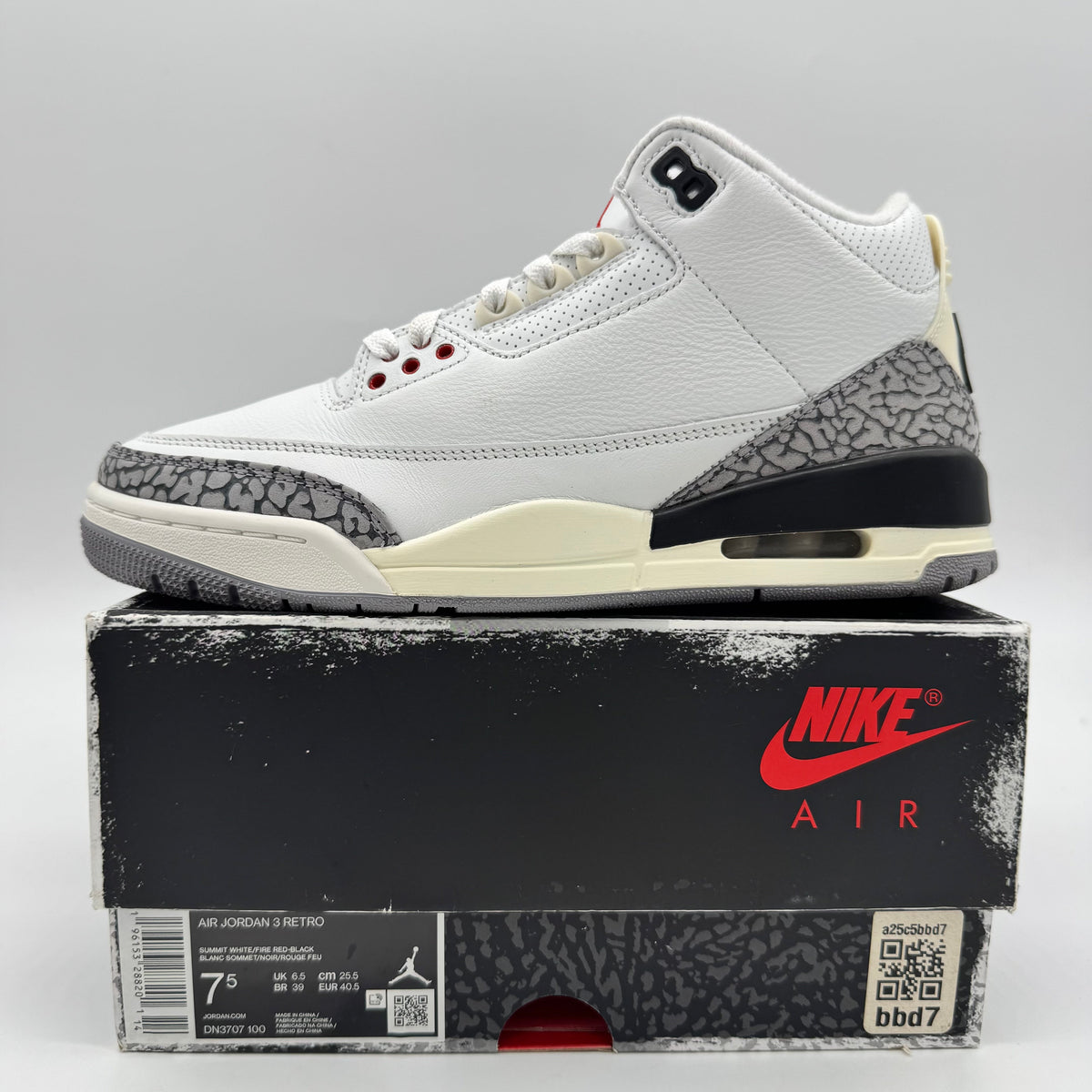 Jordan 3 White Cement Reimagined