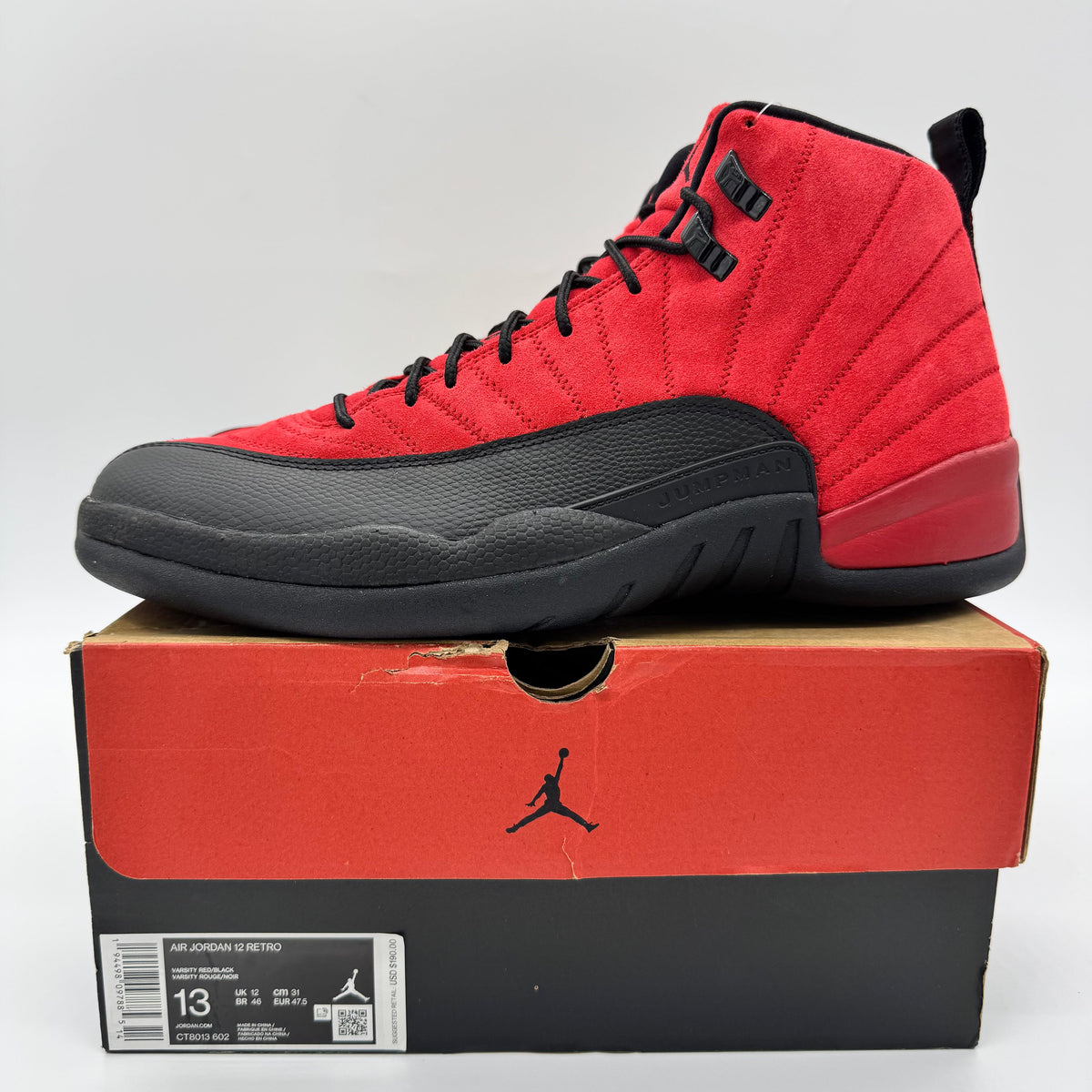 Jordan 12 Reverse Flu Game