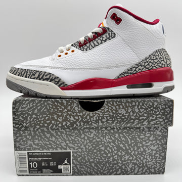 Jordan 3 Cardinal Red